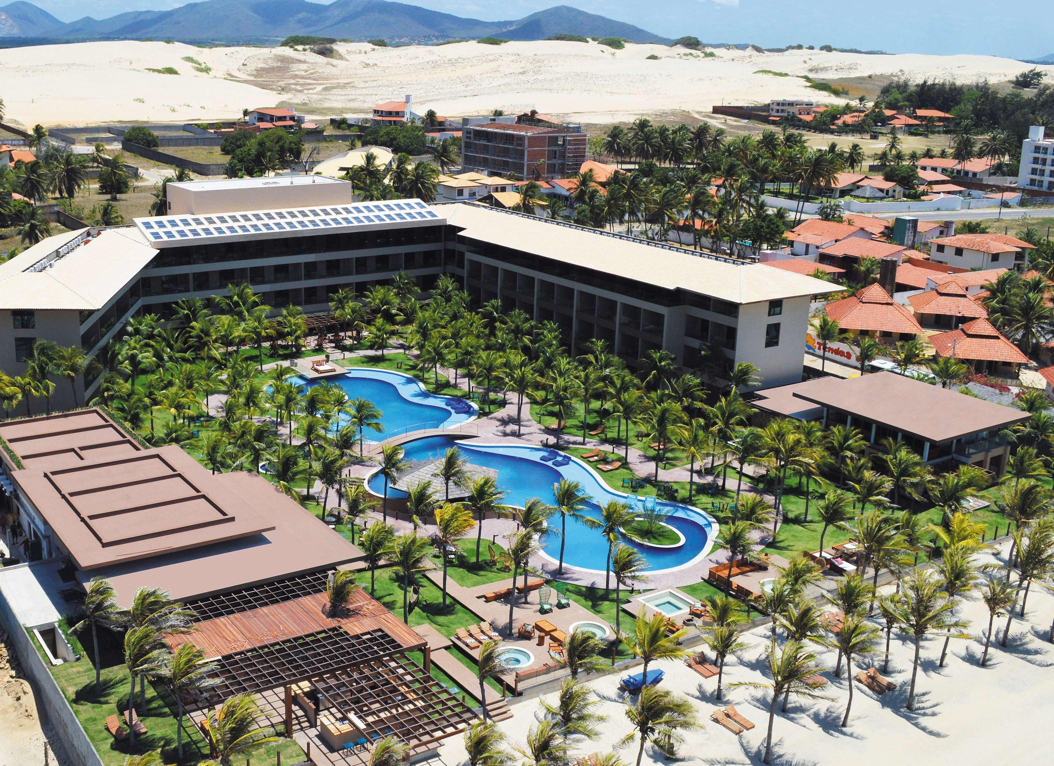 Carmel Cumbuco Resort Εξωτερικό φωτογραφία Aerial view of the resort